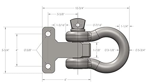 BulletProof Extreme Duty Shackle Attachment (EDSAFBA)