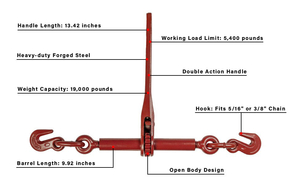 BulletProof 3/8" Ratchet Binder (BPMDBINDER)