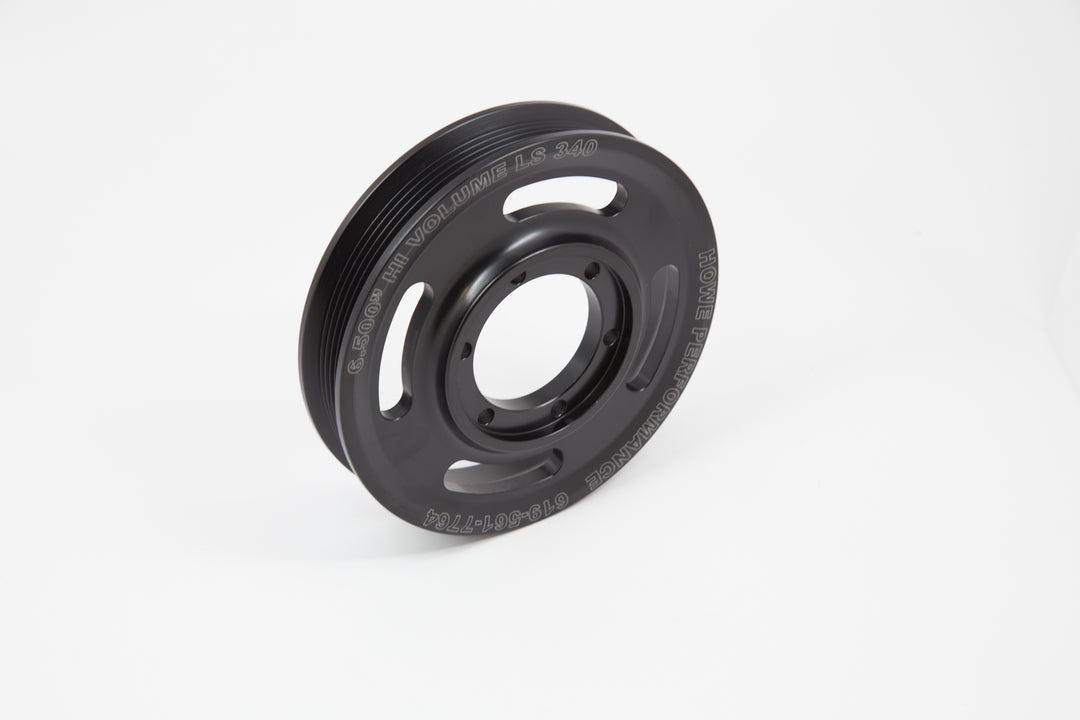 Howe Hi-Vol 6.5 LS Serpentine Pump Pulley, 8 Rib, 1.250 Offset (354)