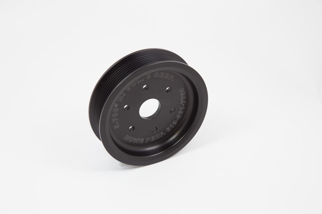 Howe Hi-Vol 5.70 Serpentine Pump Pulley, 8 Rib, STR Offset (349)