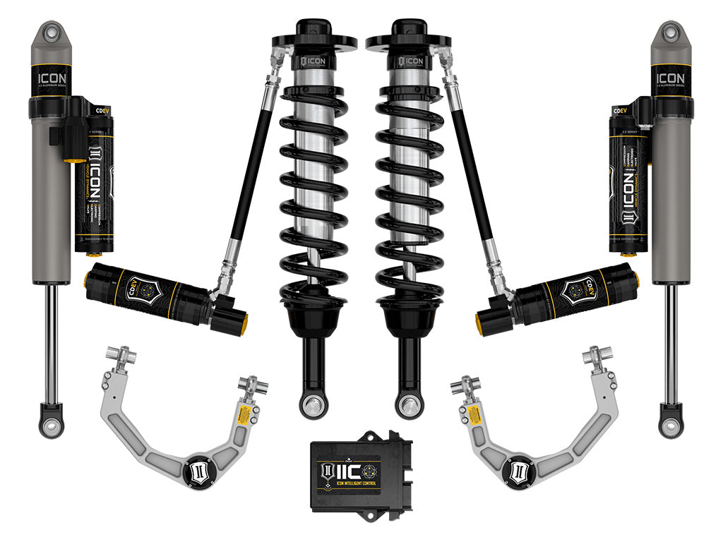 ICON 2021-2026 Ford F-150 4WD 2.75-3.5" Lift Stage 5 Suspension System Billet (K93135)