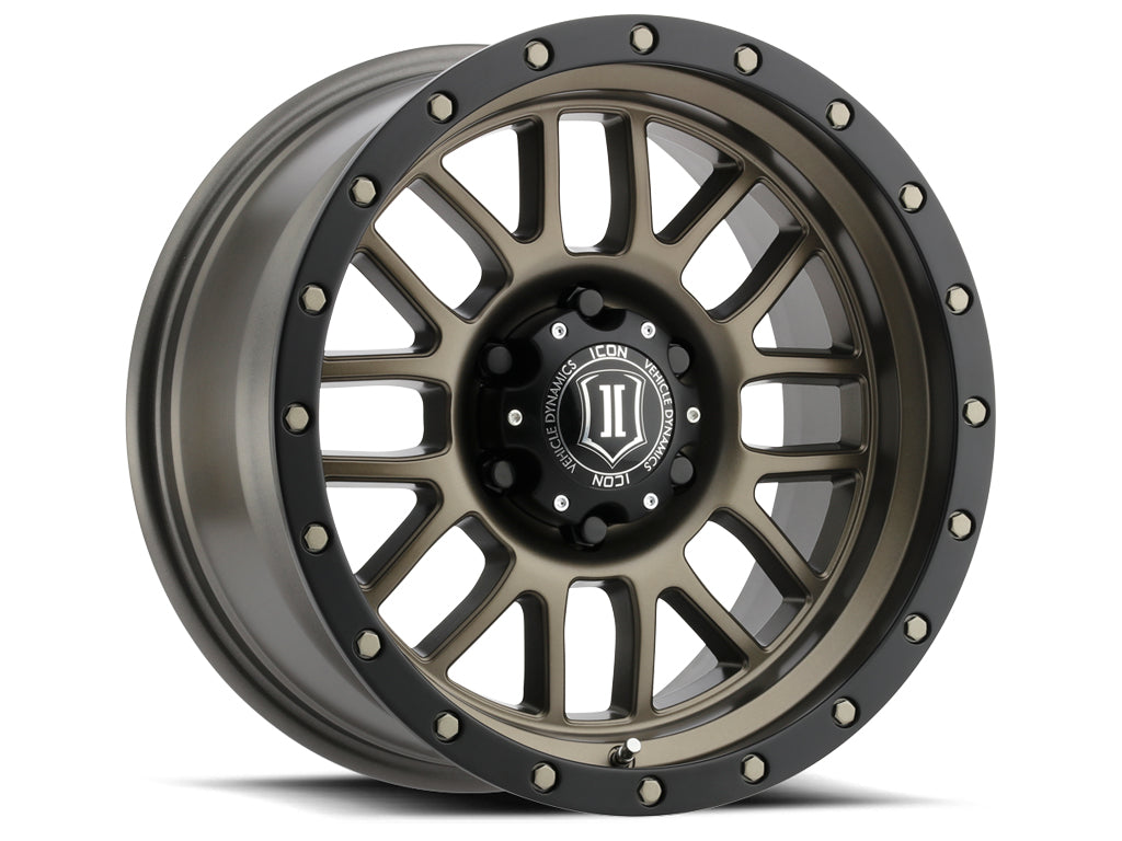 ICON Alloys Alpha Bronze 17x8.5 17x8.5 5x5 0mm Offset 4.75" BS (1217857347BR)