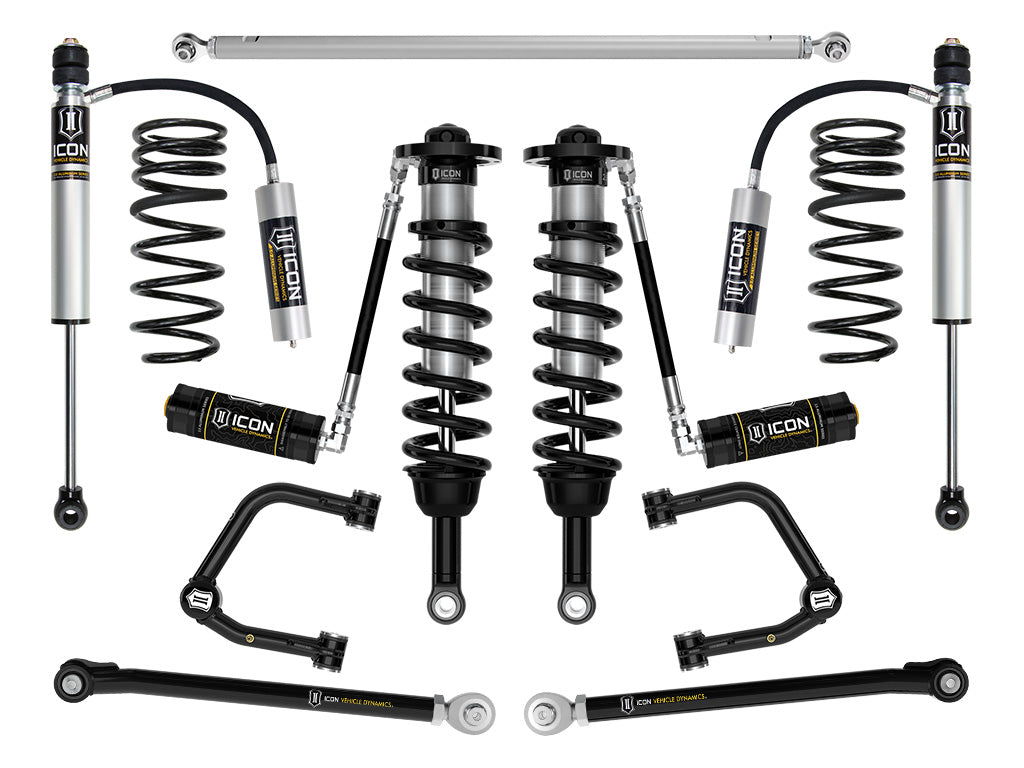 ICON 2025 Toyota 4Runner 2WD 1.25-3" Lift Stage 4 Suspension System Tubular (K53424T)