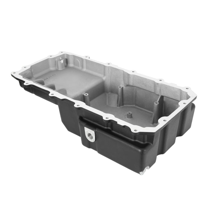 Holley Cast Aluminum Rear Sump Oil Pan - Ford Coyote Swap - Black | SKU 302-80BK