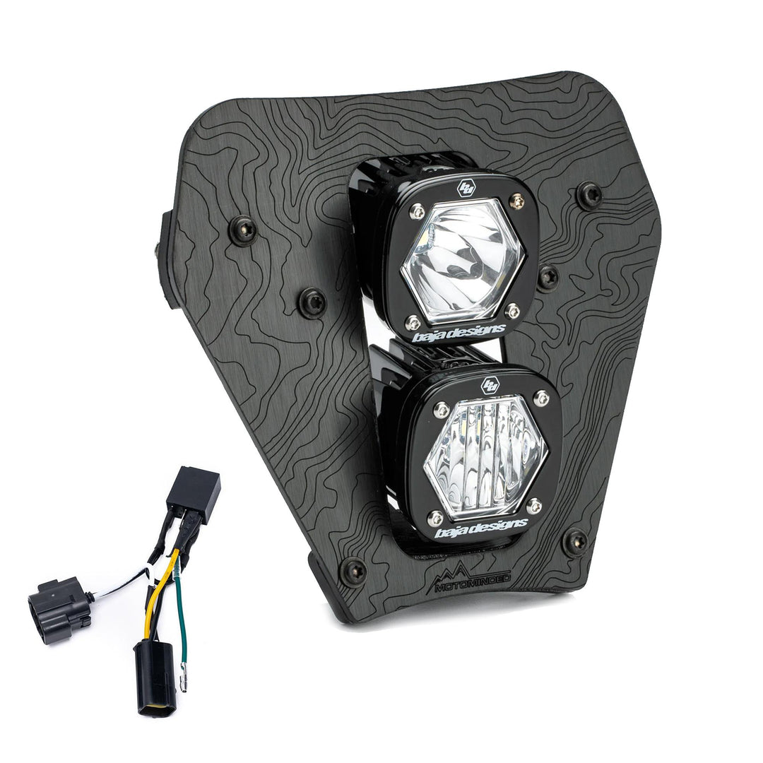 KTM Dual S1 Gemini (D/C) LED Headlight Kit w/ Hi-Low Harness 2024-Uo KTM EXC-F 38-7014