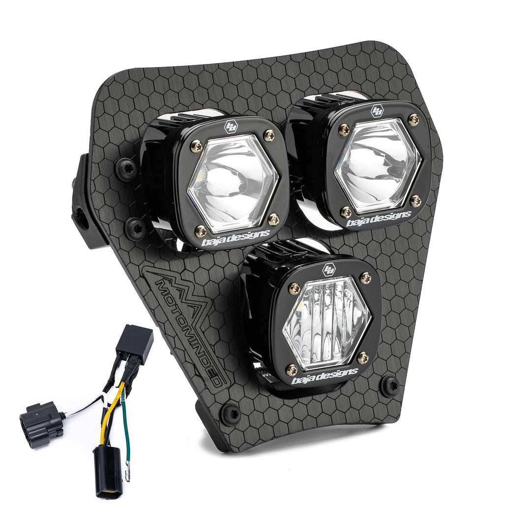 KTM Triple S1 Hydra (D/C) LED Headlight Kit w/ Hi-Low Harness 2024-Up KTM EXC-F 38-7015