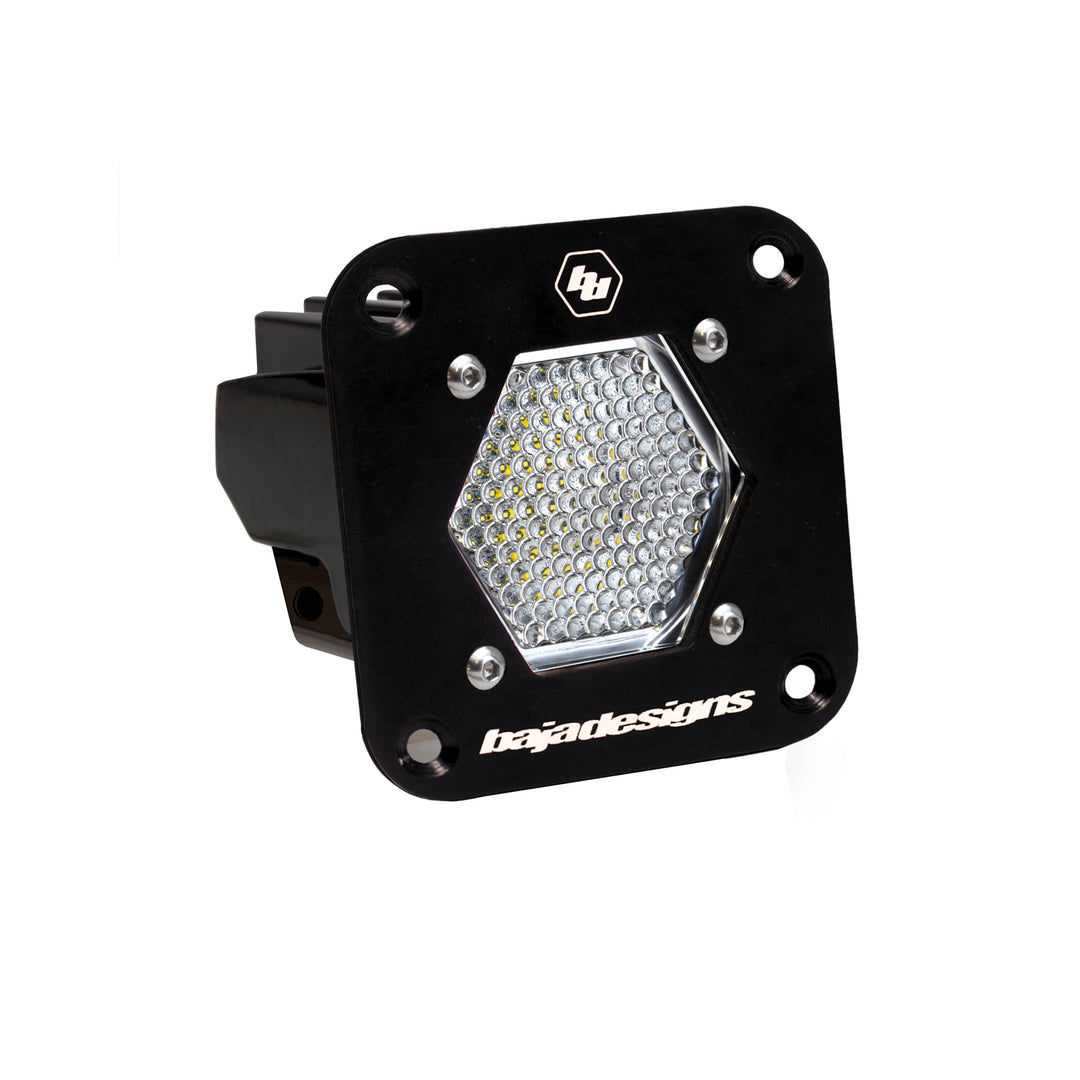 LED Light Pod Flush Mount Clear S1 Work/Scene Pattern Baja Designs 381006
