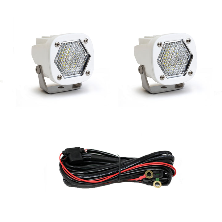 LED Light Pods S1 Work/Scene White Pair 387806WT