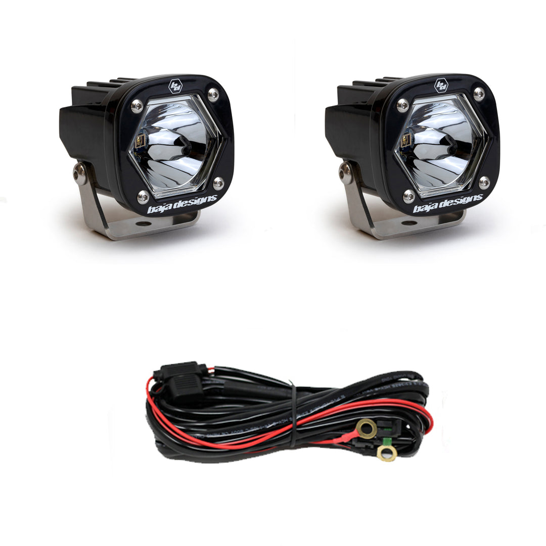LED Light Pods S1 Pair Spot Laser LED Backup Kit Baja Designs 387807