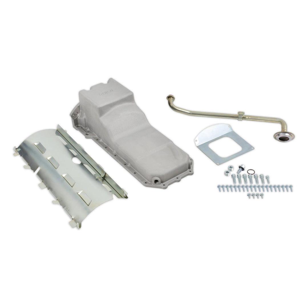 Holley Gen III Hemi Swap Oil Pan - Rear-Sump - Natural - VVT | SKU 302-76