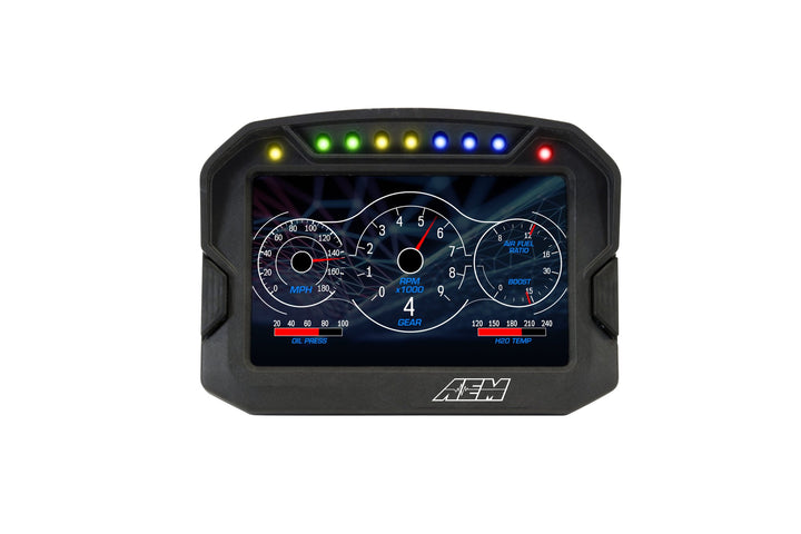 AEM CD-5LG Carbon Logging Display with Internal GPS | SKU 30-5603