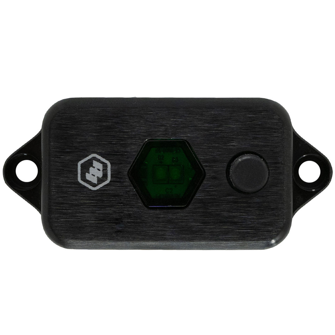 LED Dome Light w/Switch Green 398056