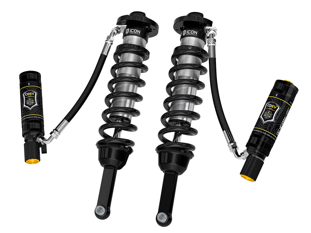 ICON 2005-2023 Toyota Tacoma 0-3.5"/0-2.75" Lift Front VS 2.5 Coilovers Ext Travel Remote Res w/CDEV Pair