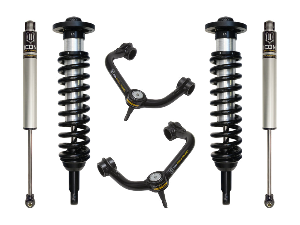 ICON 2009-2013 Ford F-150 2WD 0-2.63" Lift Stage 2 Suspension System Tubular (K93011T)