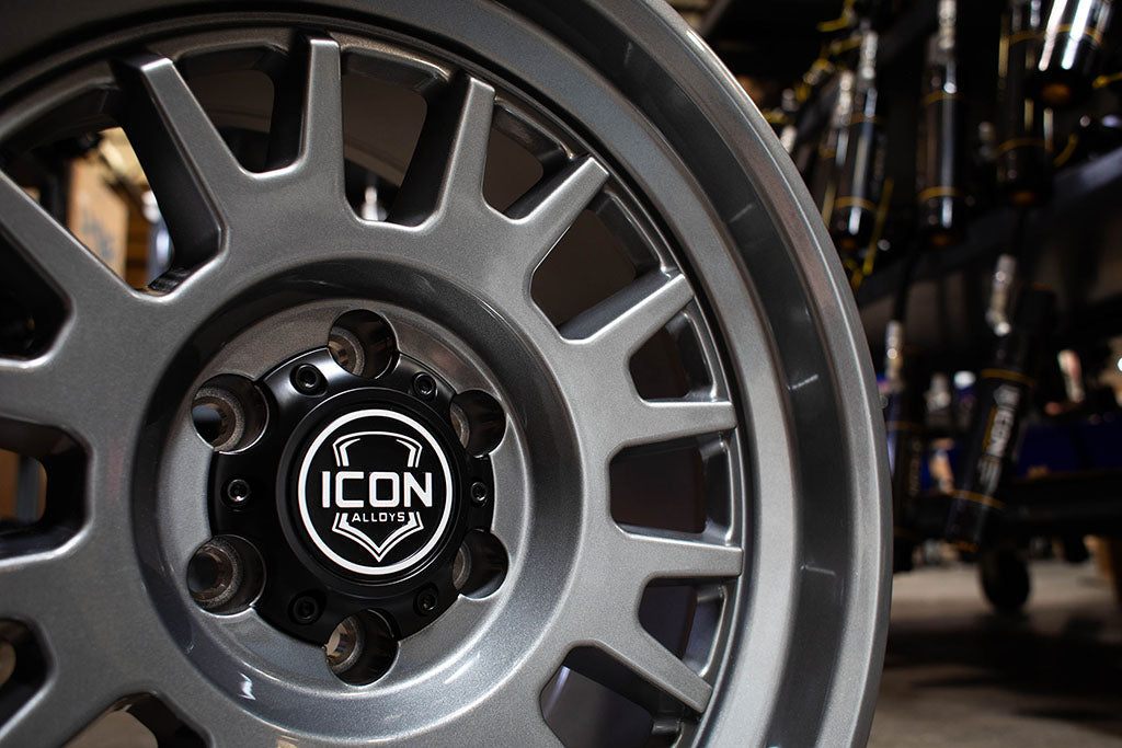 ICON Alloys Anza Gun Metal 17x8.5 6x5.5 25mm Offset 5.75" BS (8217859057GM)