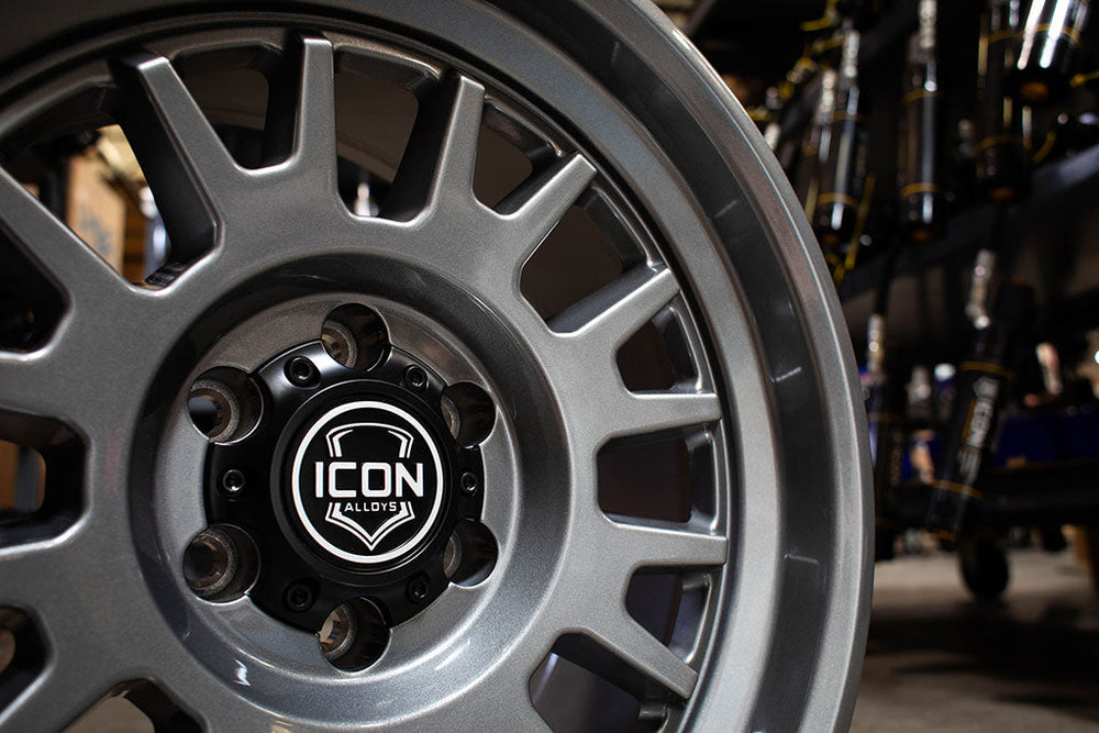 ICON Alloys Anza Gun Metal 17x8.5 6x5.5 0mm Offset 4.75" BS (8217858347GM)