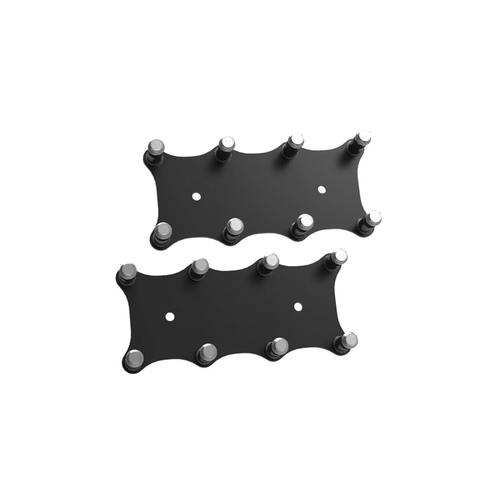 Holley EFI Ignition Coil Remote Relocation Bracket, Black Finish, Pair | SKU 561-128