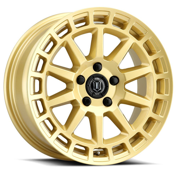 ICON Alloys Journey Gloss Gold 17x8 5x4.5 38mm Offset 6" BS (7117806560GG)