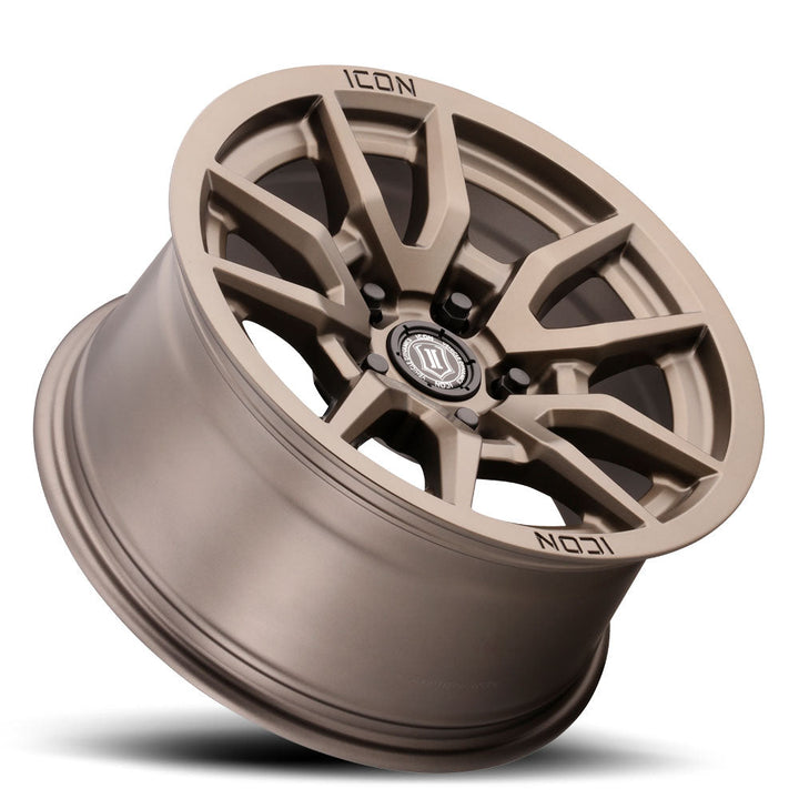 ICON Alloys Vector 5 Bronze 17x8.5 5x150 25mm Offset 5.75" BS (2617855557BR)