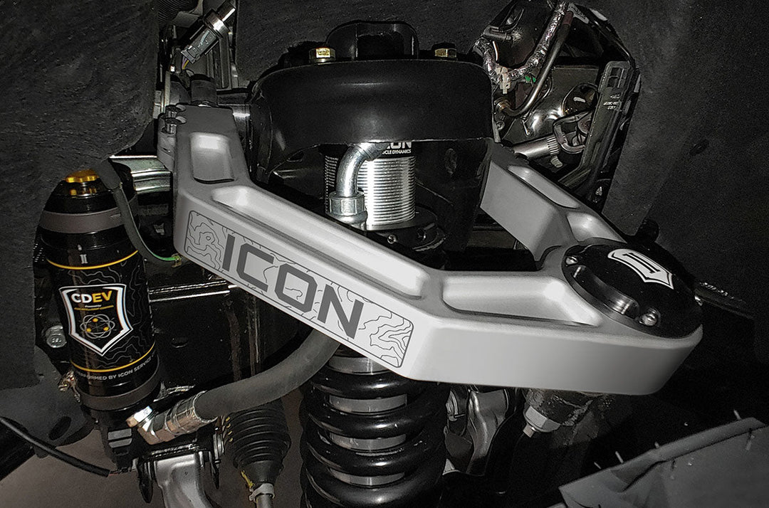 ICON 2021-2026 Ford Bronco Non-Sasquatch 3-4" Lift Stage 8 Suspension System Billet
