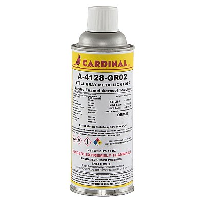 Semi-Gloss Steel Metallic Touch-Up Paint - Gray, 12oz can 4016 Synergy MFG | SKU 4016