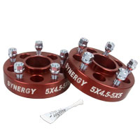 Jeep Hub Centric Wheel Adapters 5X4.5 to 5X5 1.50 Inch Width Synergy MFG | SKU 4112-5-45-50-H
