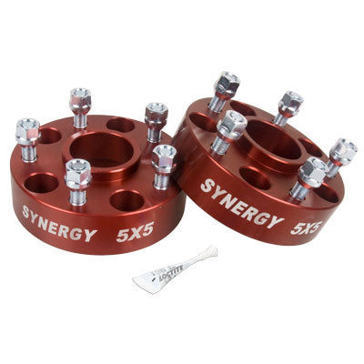 Jeep Hub Centric Wheel Spacers 5X5-1.50 Inch Width 1/2-20 UNF Stud Size Synergy MFG | SKU 4112-5-50-H