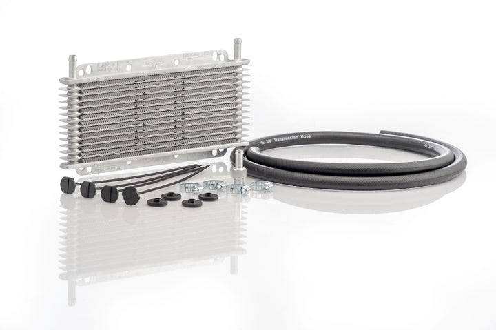 C&R Trans Oil Cooler Kit 11" x 4-1/4" x 3/4" 3/8" Push On Barb 42-00000