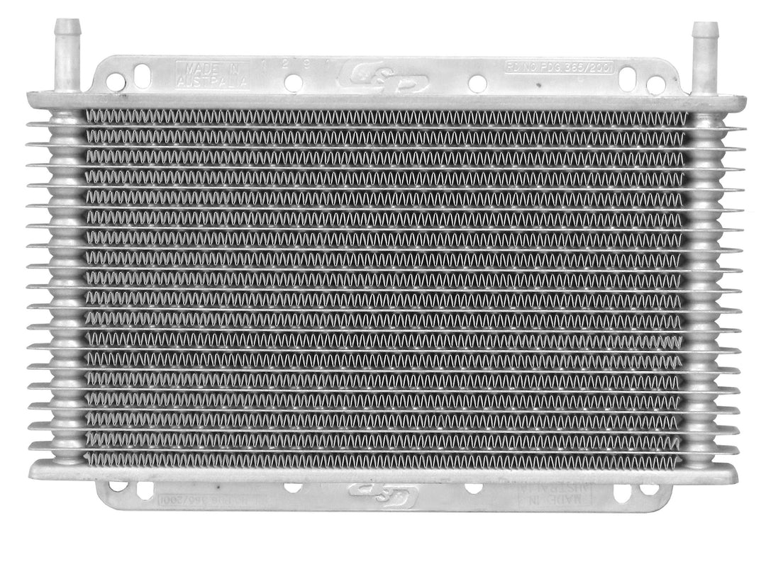 C&R Trans Oil Cooler Kit 11" x 6" x 3/4" 3/8" Push On Barb 42-00002 | image 2