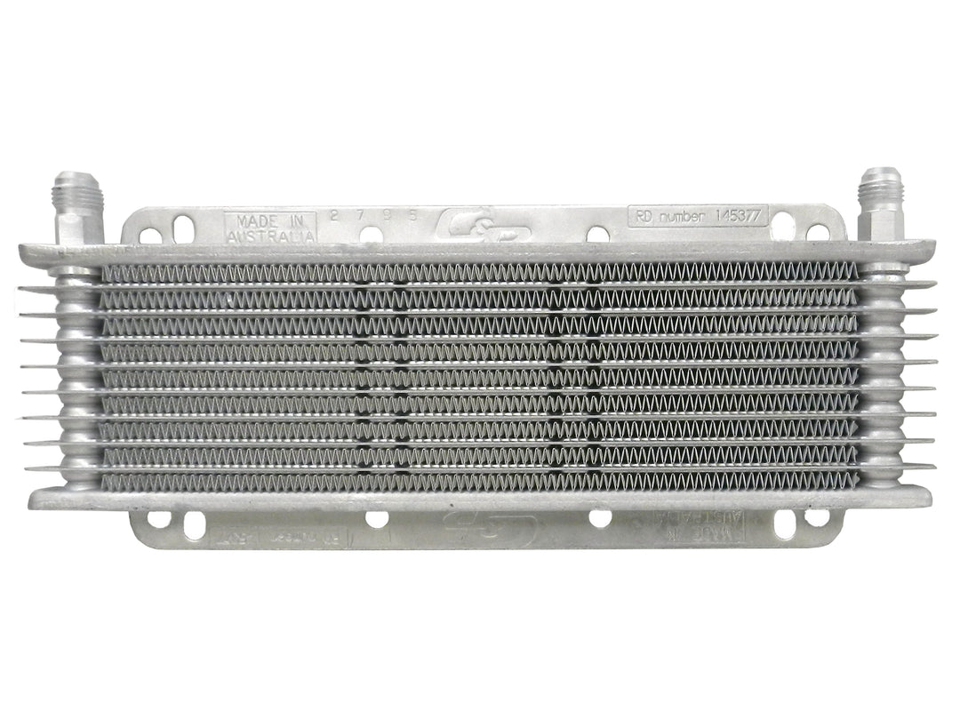 C&R Trans/Diff & Power Steering Cooler Kit 11" x 3-1/4" x 3/4" - -6 AN Male Fittings 42-00010
