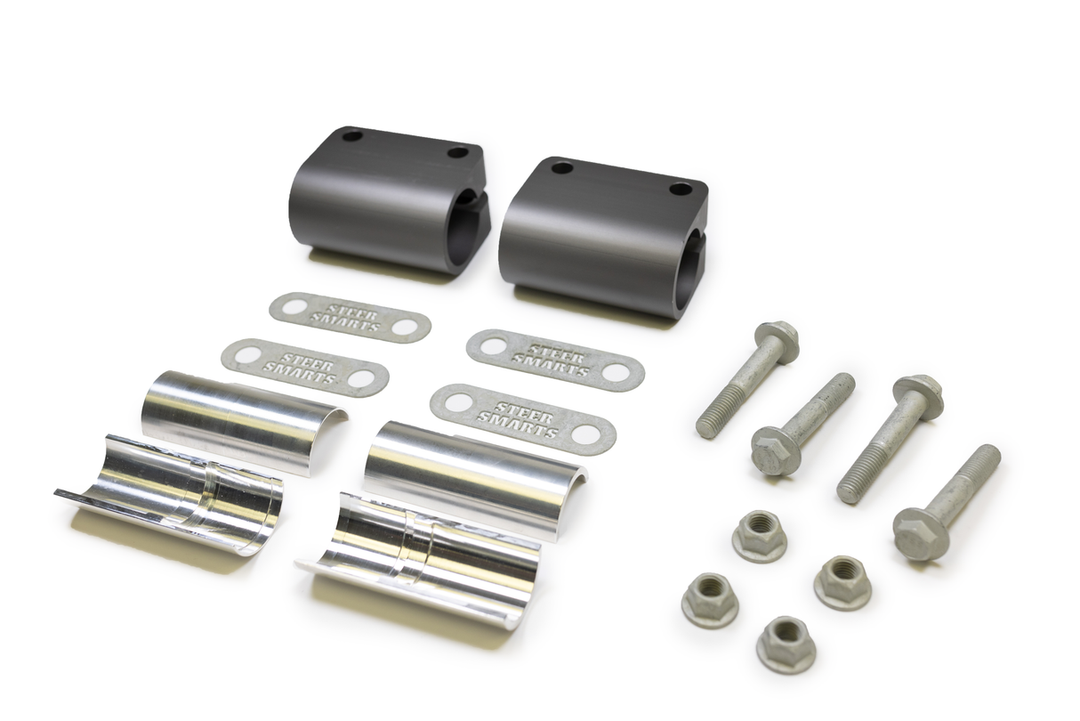 07-24 Jeep Wrangler/Gladiator JK/JL/JT Yeti XD Tie Rod Upgrade Bridge Clamps Steer Smarts | SKU 43044001-GQSK