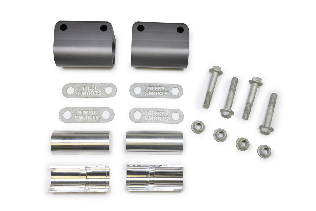 07-24 Jeep Wrangler/Gladiator JK/JL/JT Yeti XD Tie Rod Upgrade Bridge Clamps Steer Smarts | SKU 43044001-GQSK