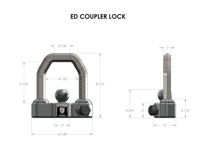 BulletProof Extreme Duty Coupler Lock (EDCOUPLERLOCK)