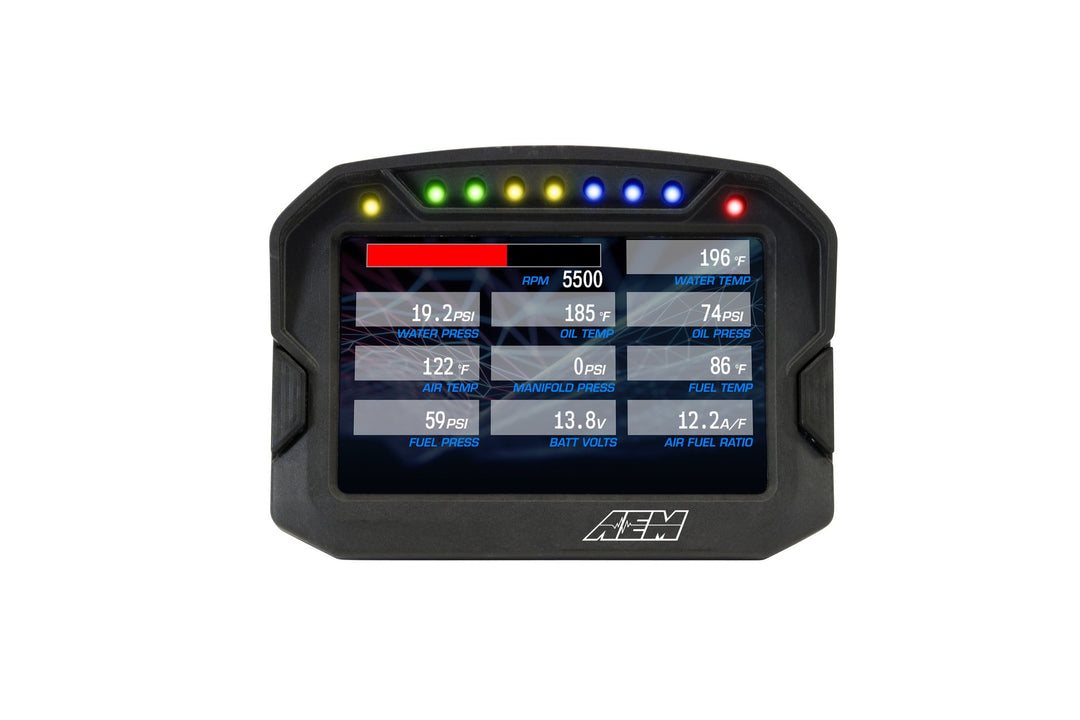 AEM CD-5LG Carbon Logging Display with Internal GPS | SKU 30-5603
