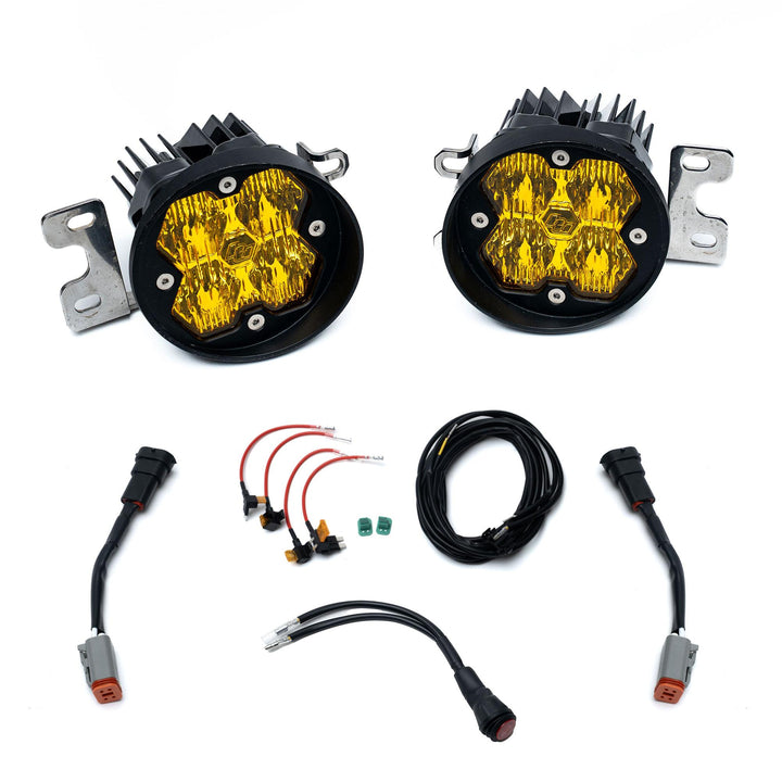 Squadron-R 2.0 Sport Fog Pocket Light Kit Toyota 2010-24 4Runner 2012-23 Tacoma 2014-21 Tundra Baja Amber 44-0006