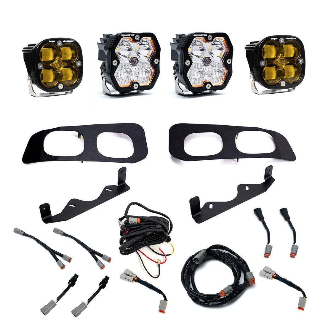 Squadron 2.0 Sport/Squadron Sae Dual Fog Pocket Light Kit Ford 2023-26 F-250/350 Super Duty Toggle 44-0032