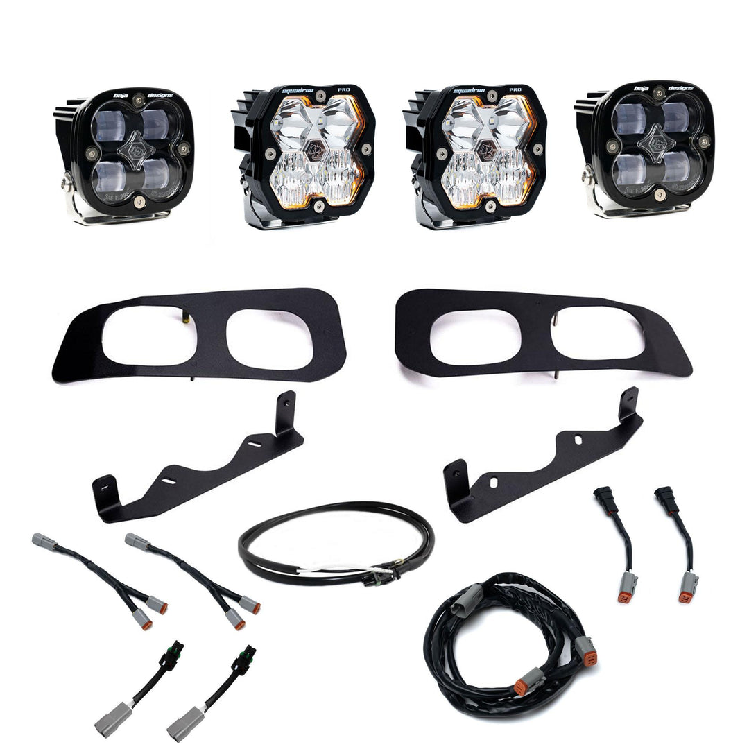 Squadron 2.0 Pro/Squadron Sae Dual Fog Pocket Light Kit Ford 2023-26 F-250/350 Super Duty Clear Upfitter 44-0033-UP