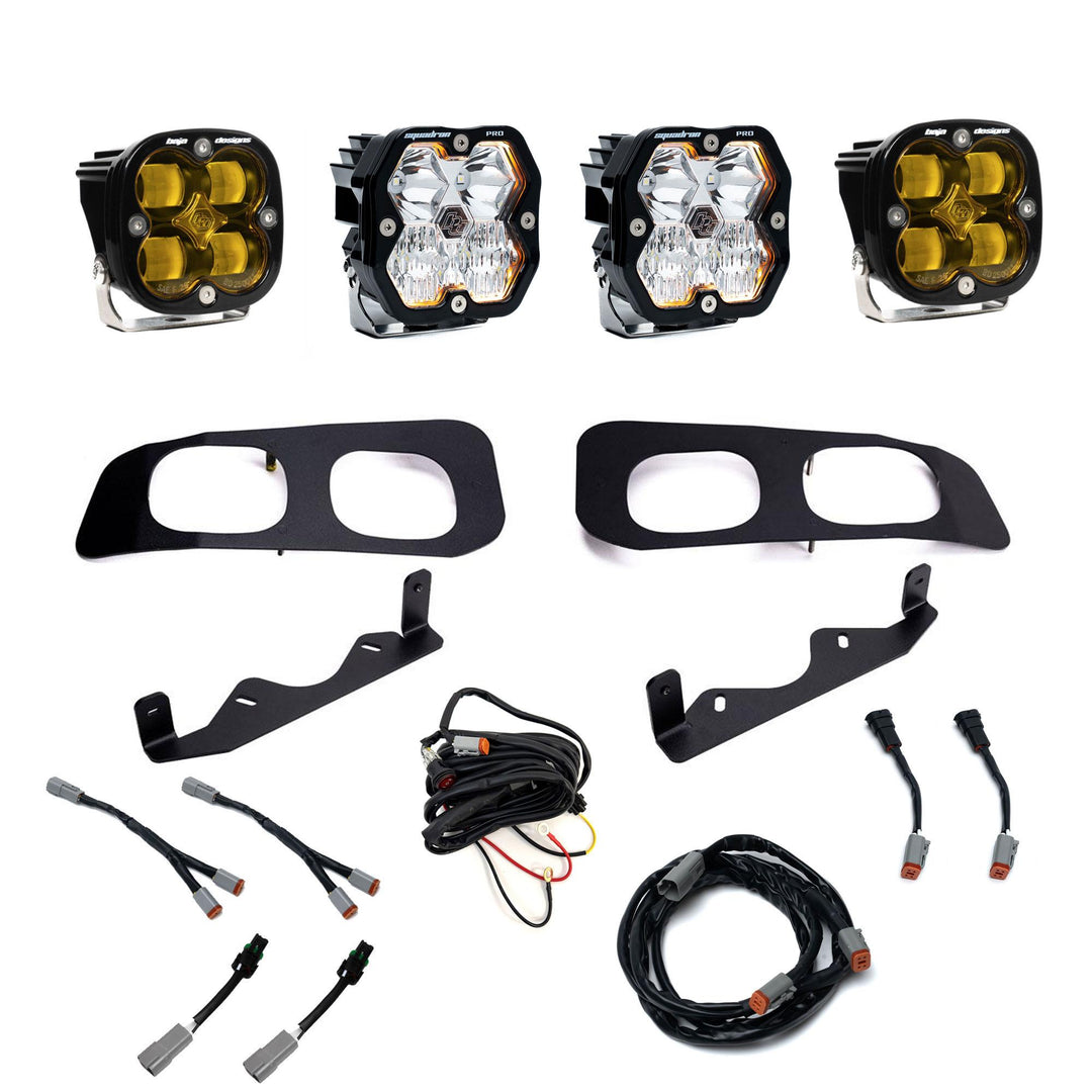 Squadron 2.0 Pro/Squadron Sae Dual Fog Pocket Light Kit Ford 2023-26 F-250/350 Super Duty Toggle 44-0034