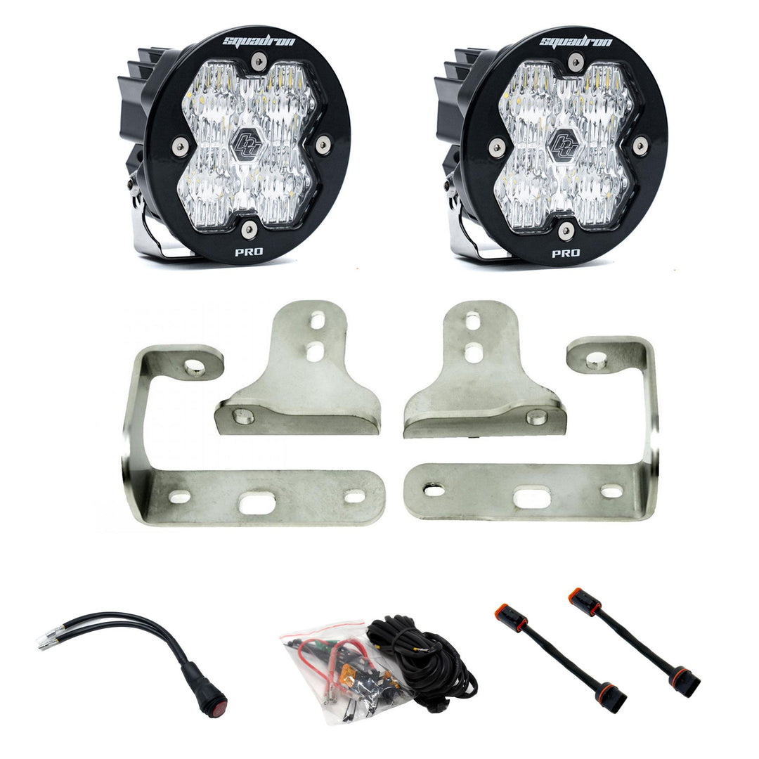 Squadron-R 2.0 Pro Fog Pocket Light Kit Jeep 2018-26 Wrangler JL 2020-26 Gladiator JT w/ Oe Sport Bumper 44-0046