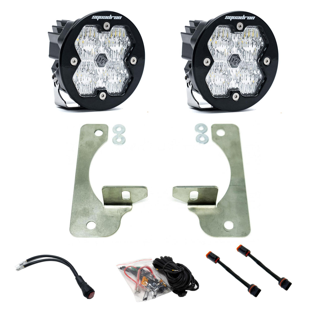 Squadron-R 2.0 Sport Fog Pocket Light Kit Jeep 2018-26 Wrangler JL 2020-26 Gladiator JT w/ Oe Rubicon Bumper 44-0047