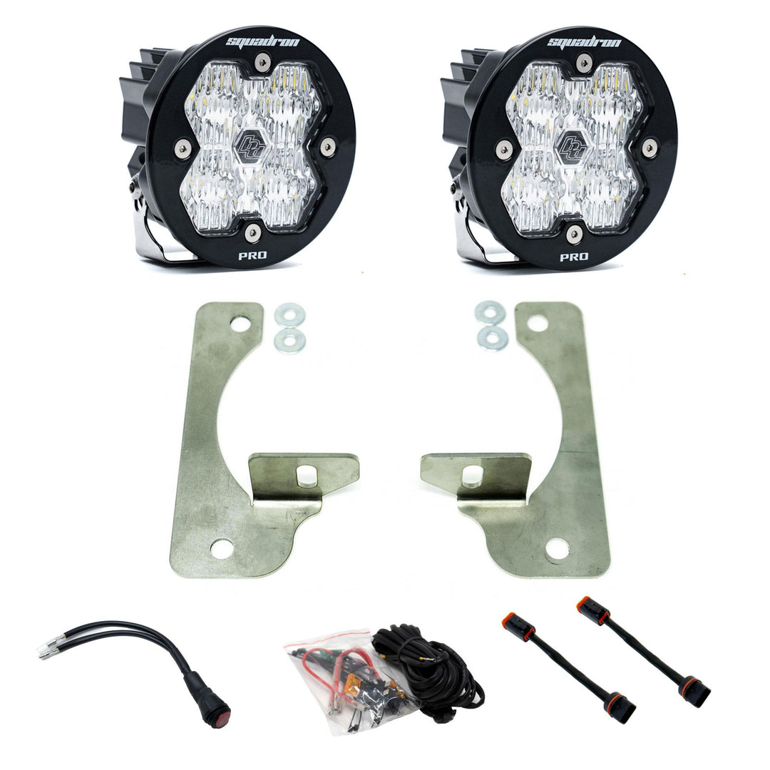 Squadron-R 2.0 Pro Fog Pocket Light Kit Jeep 2018-26 Wrangler JL 2020-26 Gladiator JT w/ Oe Rubicon Bumper 44-0048
