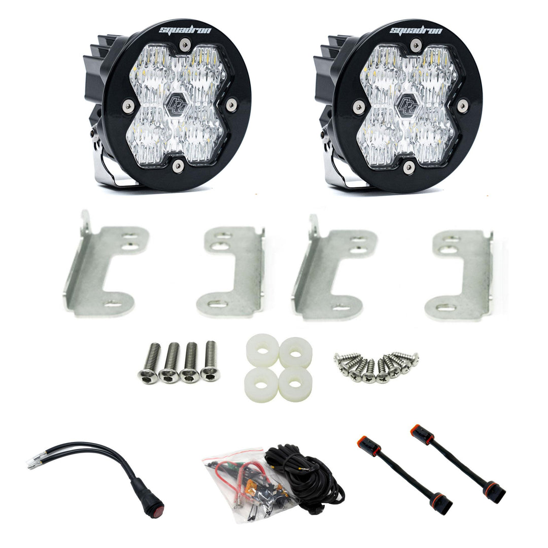 Squadron-R 2.0 Sport Fog Pocket Light Kit Jeep 2018-26 Wrangler JL 2020-26 Gladiator JT w/ Oe Sahara Bumper 44-0049