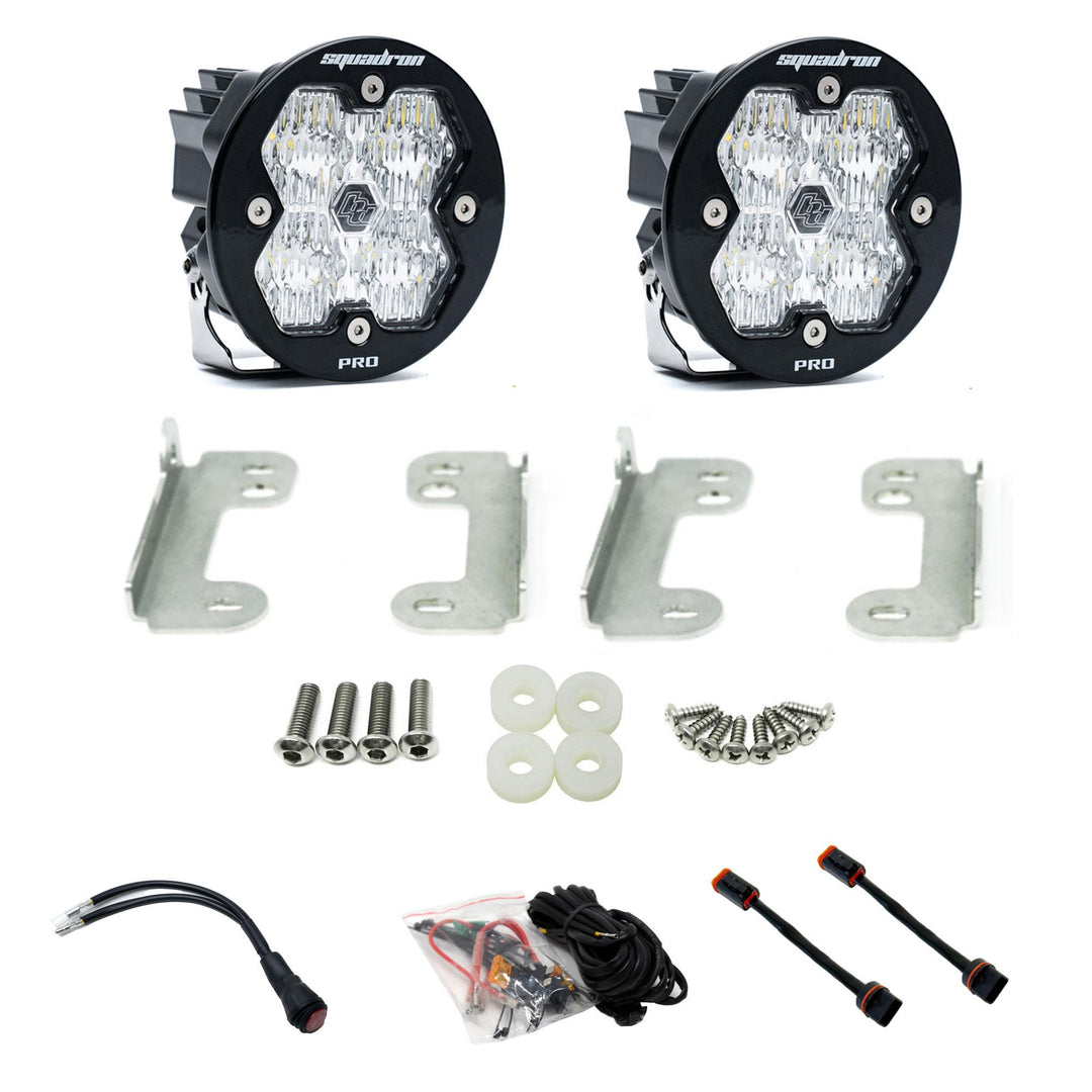 Squadron-R 2.0 Pro Fog Pocket Light Kit Jeep 2018-26 Wrangler JL 2020-26 Gladiator JT w/ Oe Sahara Bumper 44-0050