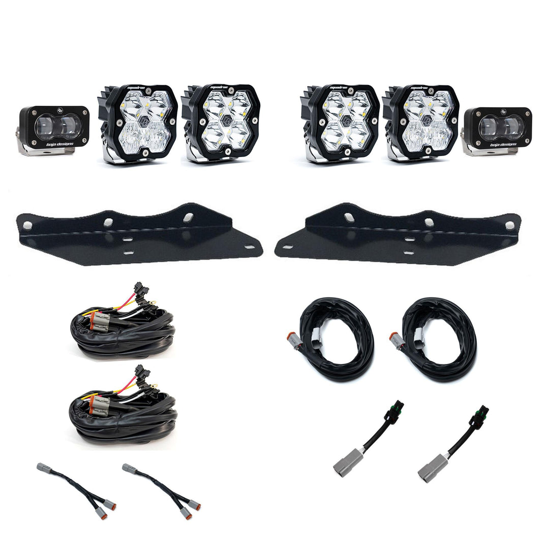 Squadron 2.0 Sport/S2 Sae Sportman Fog Pocket Light Kit Ford 2017-20 F-150 Raptor Clear 44-0062