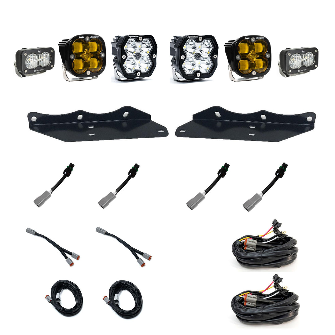 Squadron 2.0 Sport/Squadron Sae/S2 Sport Fog Pocket Light Kit Ford 2017-20 F-150 Raptor Amber 44-0070