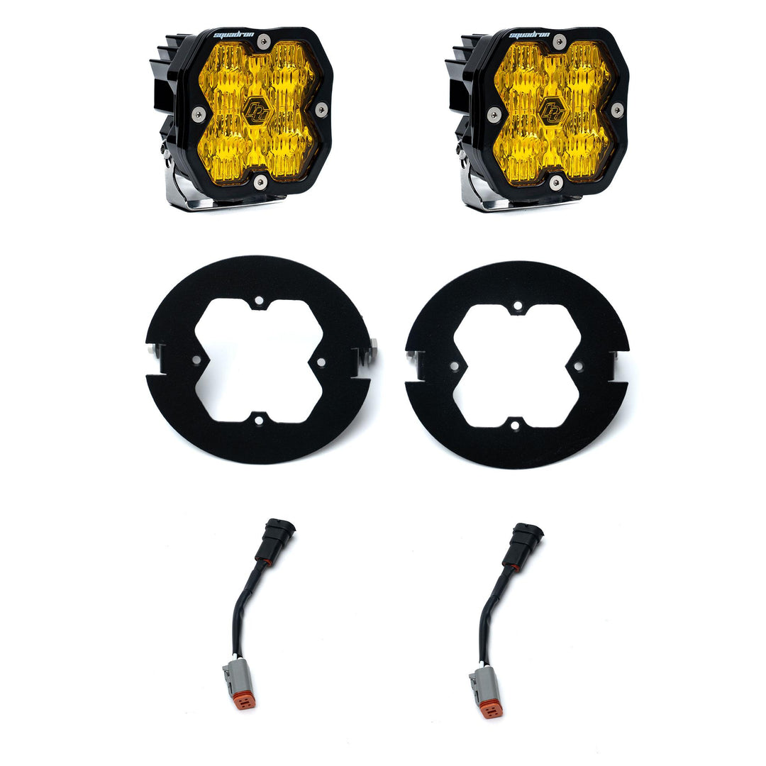 Squadron 2.0 Sport Fog Pocket Light Kit Ford 2006-14 F-150 Toyota 2005-11 Tacoma 2007-13 Tundra Baja Amber 44-0076