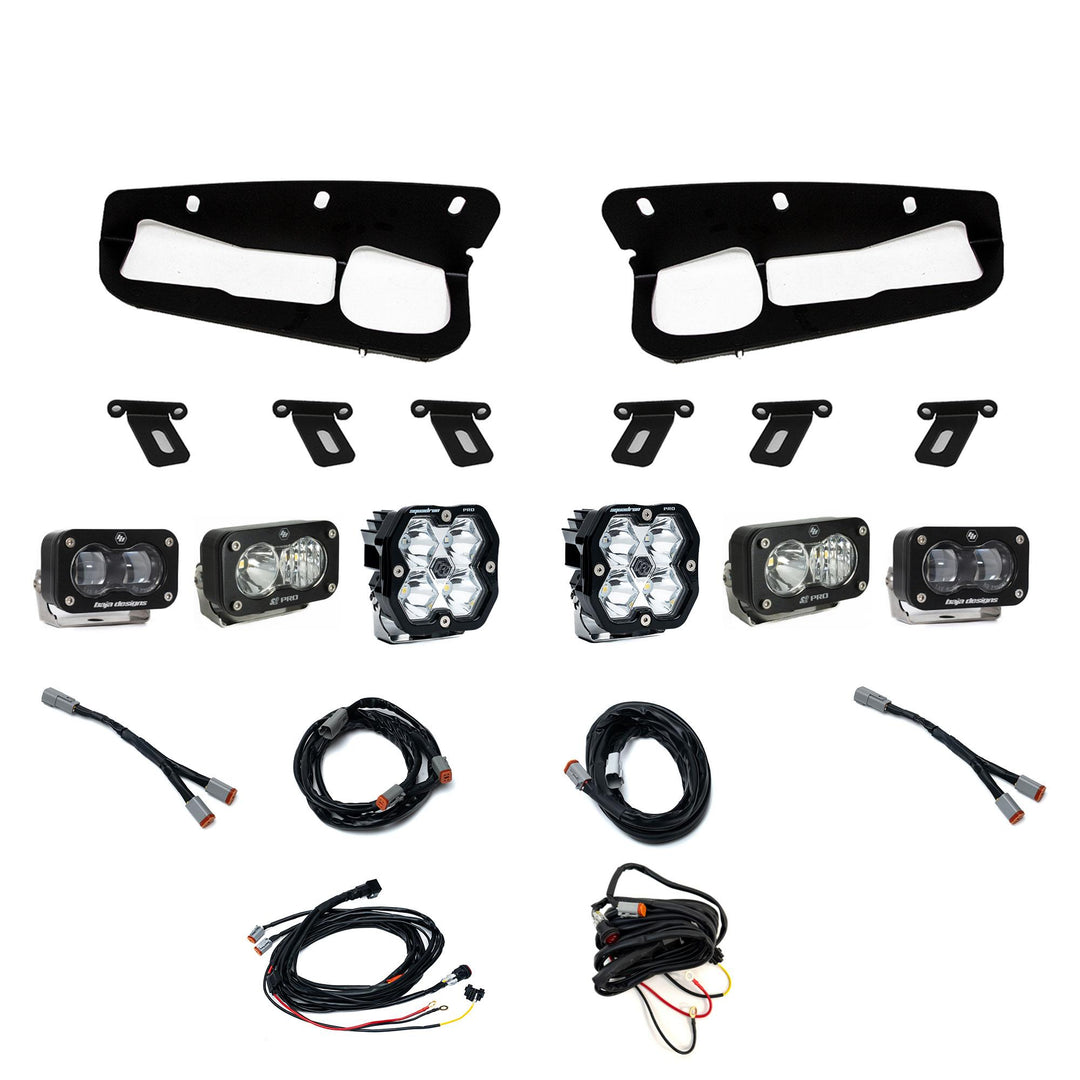 Squadron 2.0 Pro/S2 Pro/S2 Sae Pro Fog Pocket Light Kit Ford 2021-27 Bronco 2022-24 Bronco Raptor w/ Steel Bumper Clear Toggle 44-0082