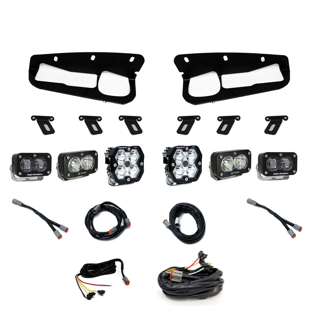 Squadron 2.0 Pro/S2 Pro/S2 Sae Pro Fog Pocket Light Kit Ford 2021-27 Bronco 2022-24 Bronco Raptor w/ Steel Bumper Clear Upfitter 44-0082-UP
