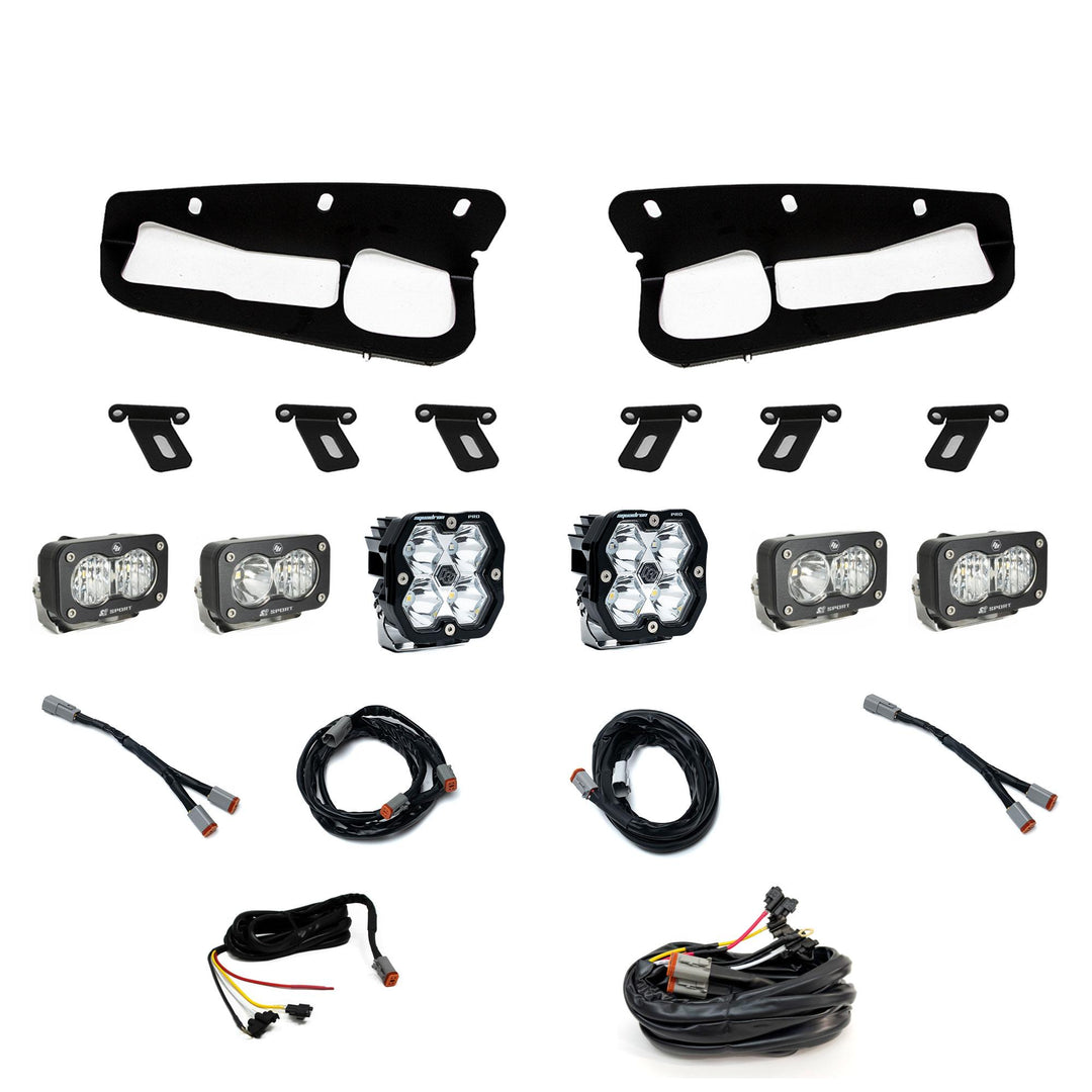 Squadron 2.0 Pro/Dual S2 Sport Fog Pocket Light Kit Ford 2021-27 Bronco 2022-24 Bronco Raptor w/ Steel Bumper Upfitter 44-0085-UP