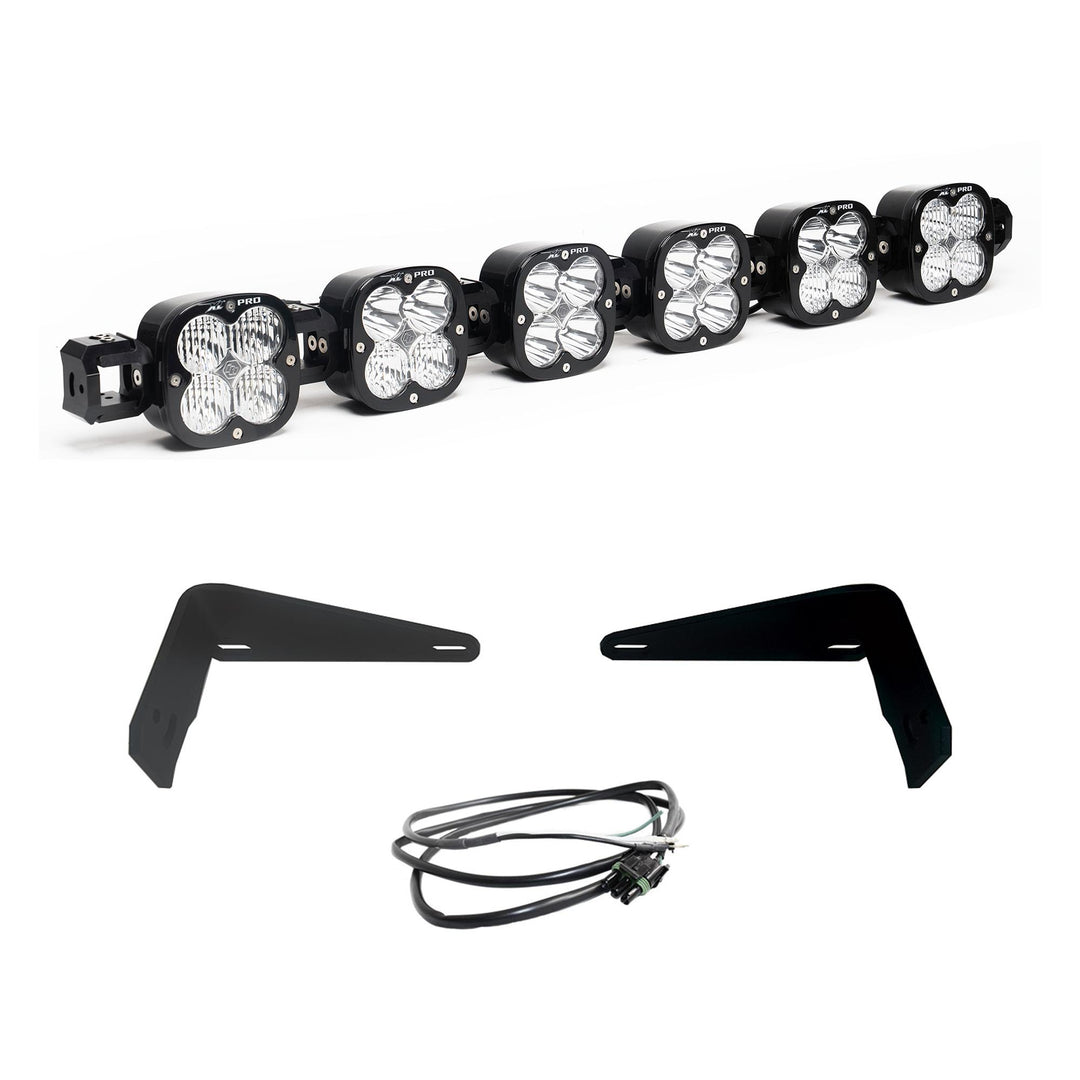 XL Pro Linkable Sport Bumper Light Kit 21-26 Bronco 22-26 Bronco Raptor w/ OE Steel Bumper (Multi-Pattern Clear Upfitter Wiring) 44-7775-UP
